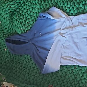 Hollister California men's M blue gradient hooded sweatshirt